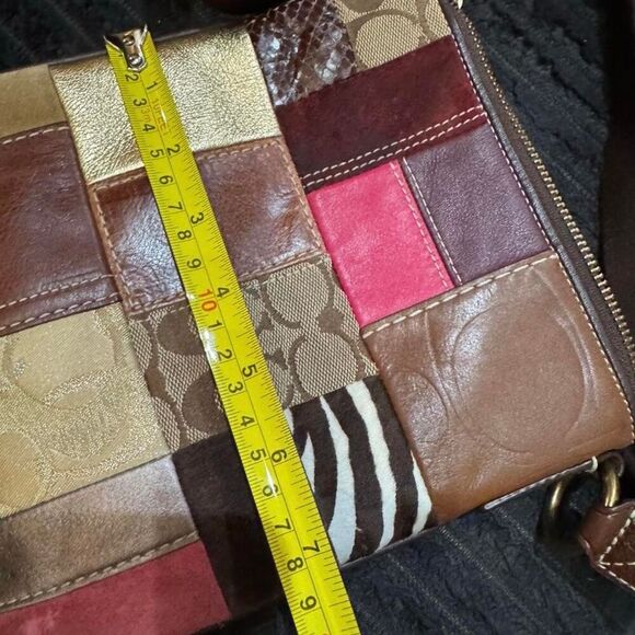 COACH VINTAGE Signature Patchwork Crossbody/Shoulder Bag Limited Edition AUTHNTC - Picture 3 of 13
